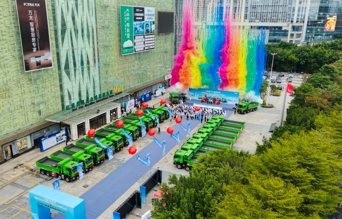 1000台！中国重汽助力福州城建升级！