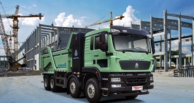 零碳基建新主力| 豪沃TX新能源自卸车，工程运输创富全能手